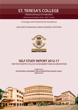 Self Study Report to the National Assessment and Accreditation Council (NAAC) for the Fourth Cycle of Re-Accreditation