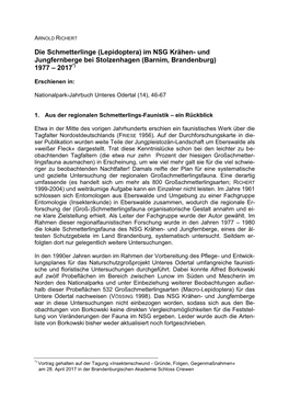 Richert Schmetterlinge Im NSG Krähen- Und Jungfernberge.Pdf