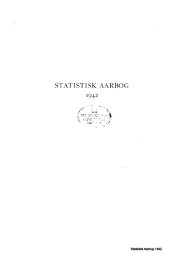 Statistisk Årbog 1942