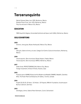 Tercerunquinto