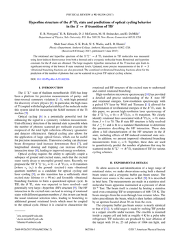 Hyperfine Structure of the B 3 1 State and Predictions of Optical Cycling