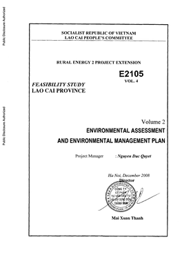 OF IMPACTS the Environmental Impact Assessment Focuses on the Major Environmental Issues of the Project's Most Favoured Alternative