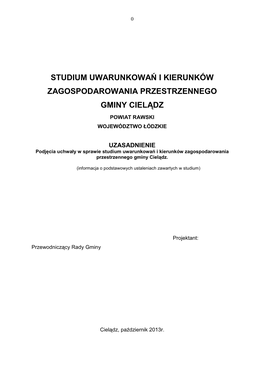 Studium Uwarunkowań I Kierunków