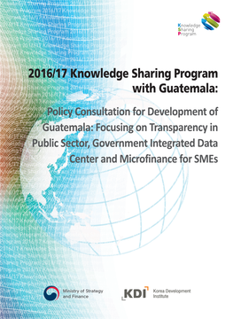 Policy Consultation for Development of Guatemala