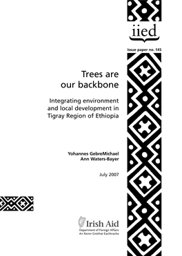 Integrating Environment and Local Development in Tigray Region of Ethiopia