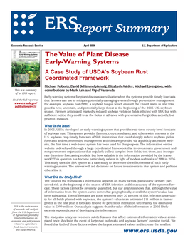 A Case Study of USDA's Soybean Rust Coordinated Framework