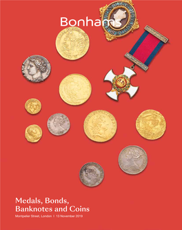Medals, Bonds, Banknotes and Coins I Montpelier Street, London I 13 November 2019