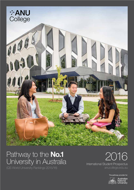 Pathway to the No.1 University in Australia