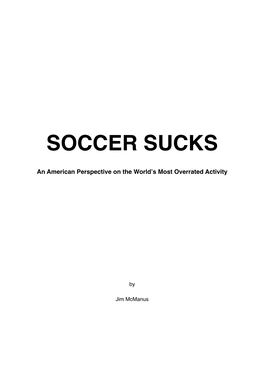 Soccer Sucks