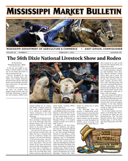 The 56Th Dixie National Livestock Show and Rodeo by Hannah East Able to Spread Out