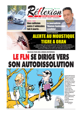 Le Fln Se Dirige Vers Son Autodissolution