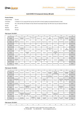 Anti-COVID-19 Compound Library (96-Well)