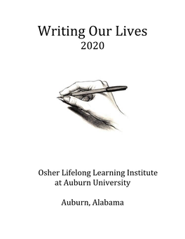 Writing Our Lives Anthology 2020