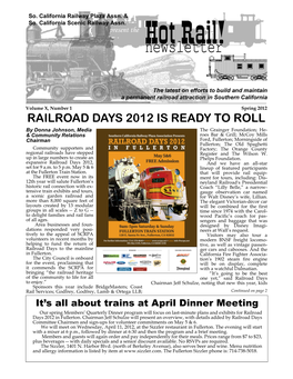 Railroad Days 2012 Is Ready to Roll