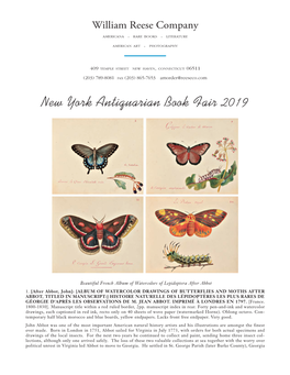 New York Antiquarian Book Fair 2019