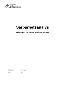 Sårbarhetsanalys 2020