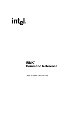 Irmx Command Reference