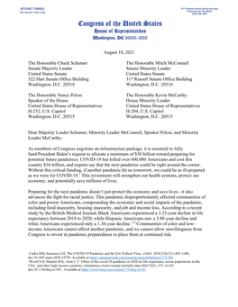 Rep. Torres Pandemic Preparedness Letterfinal1.Pdf