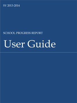 Sy 2013-2014 School Progress Report