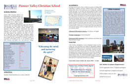 Pioneer Valley Christian School