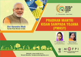 Pradhan Mantri Kisan Sampada Yojana (Pmksy)