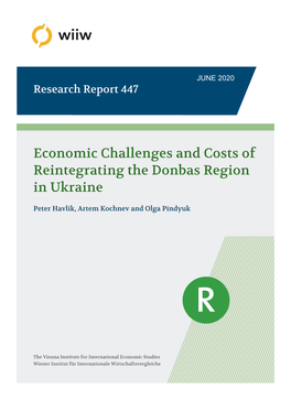 Economic Challenges and Costs of Reintegrating the Donbas Region in Ukraine