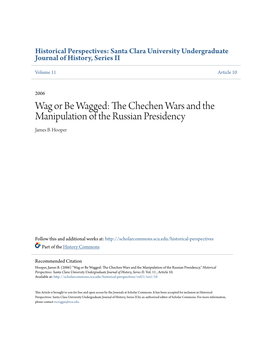 The Chechen Wars and the Manipulation of the Russian