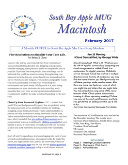 Macintosh February 2017