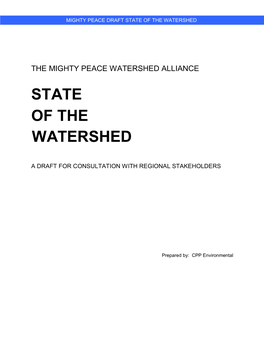 State of the Watershed