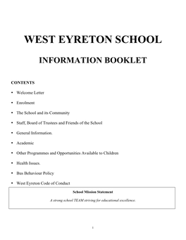 3.3.14 Updated School Info Booklet