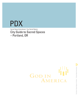 City Guide to Sacred Spaces – Portland, OR