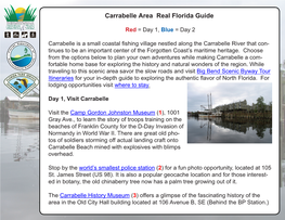 Carrabelle Area Real Florida Guide