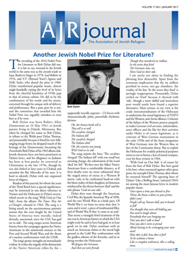 Another Jewish Nobel Prize for Literature?