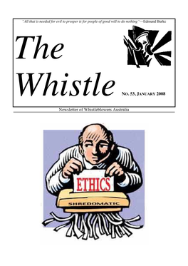 The Whistle, January 2008