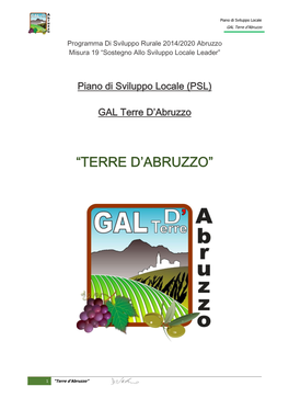 “Terre D'abruzzo”