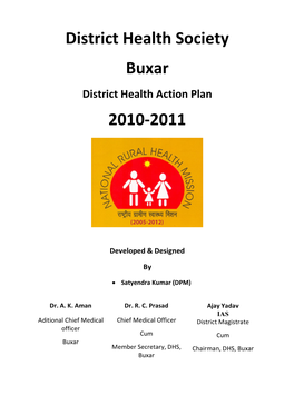 Buxar District Health Action Plan 2010-2011