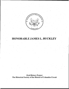 Honorable James L. Buckley