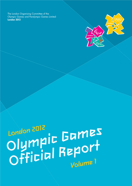 Summer Olympic Games Official Report London 2012