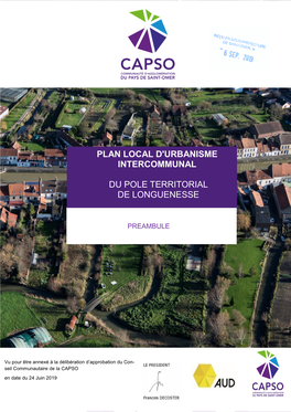 Plan Local D'urbanisme Intercommunal Du Pole Territorial De Longuenesse