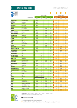 Amiens Horaires Valables Du 4 Sept