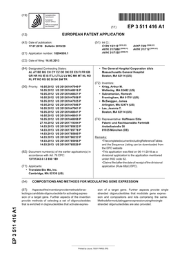 Compositions and Methods for Modulating Gene Expression