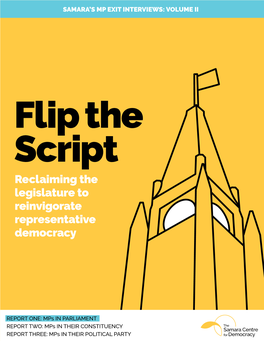 Reclaiming the Legislature to Reinvigorate Representative Democracyembargoedcopy