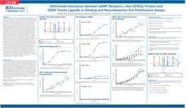 Differential Interaction Between GDNF Receptor-Α-Like (GFRAL)