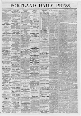 Portland Daily Press: March 04,1868