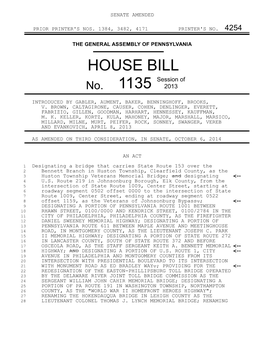 HOUSE BILL Session of No