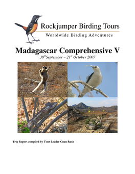 Madagascar Comprehensive V 30 Th September – 21 St October 2007