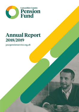 Annual Report 2018/2019 Yourpensionservice.Org.Uk Contents