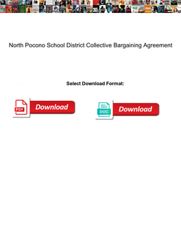 North Pocono School District Collective Bargaining Agreement