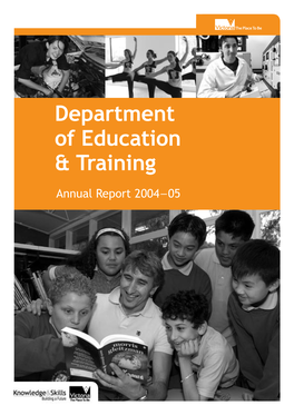 DE&T Annual Report 2004-05