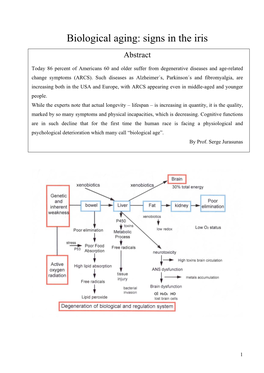 Biological Aging: Signs in the Iris